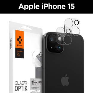 Spigen Back Camera Lens Glass Protector for iPhone 15, iPhone 15 plus