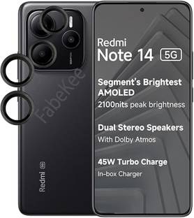 Bulkwala Back Camera Lens Glass Protector for Tempered Glass Camera Lens Protector For Xiaomi Redmi Note 14