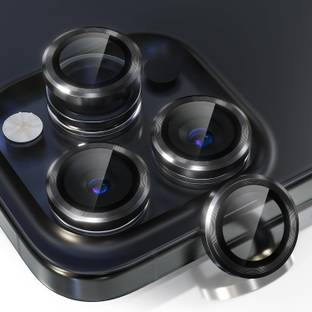 AUDICE Camera Lens Protector for IPHONE 16 PRO & IPHONE 16 PRO MAX, CAMERA LENS PROTECTOR, METAL ANTI-SCRATCH CAMERA RINGS FOR, IPHONE 16PRO AND 16 PRO MAX, CAMERA LENS GUARD COMPATIBLE WITH IPHONE16 PRO AND IPHONE 16PRO MAX BLACK TITANIUM