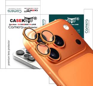 CASEKOO Back Camera Lens Ring Guard Protector for iPhone 17 Pro, iPhone 17 Pro Max