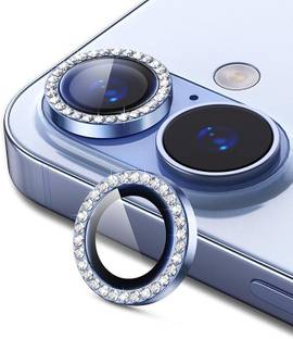 UNIKWORLD Back Camera Lens Ring Guard Protector for iPhone 17 Aluminum Alloy Tempered Glass Camera Protector Diamond Rings