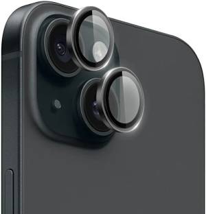 CASENED Back Camera Lens Ring Guard Protector for iPhone 15 / iPhone 15 Plus