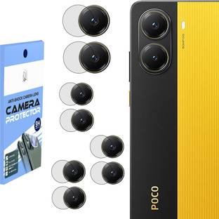 SHIVATRIX Back Camera Lens Glass Protector for POCO X7 PRO 5G, [Unbreakable Flexible Polycarbonate Material]