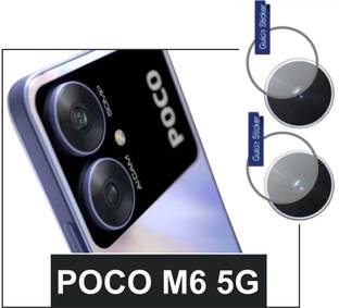 OLONGA Back Camera Lens Glass Protector for POCO M6 5G, M6 5G CAMERA GLASS, XIAOMI POCO M6 5G
