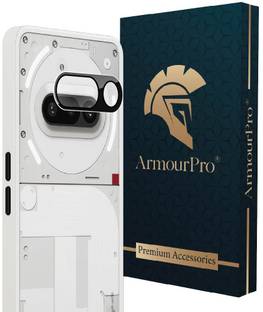 ArmourPro Back Camera Lens Glass Protector for Nothing Phone 3A 5G, Phone 3A, Nothing 3A 5G, Black Camera Lens