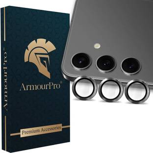 ArmourPro Back Camera Lens Ring Guard Protector for Samsung Galaxy S24 Plus 5G, Black Camera Ring