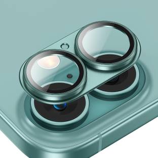 SCRENZO Back Camera Lens Ring Guard Protector for iPhone 16/ iPhone 16 Plus, Metal Alloy Camera Ring For iPhone 16/ 16 Plus
