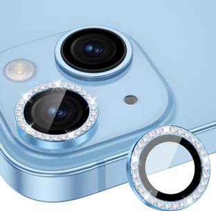 Casesily Camera Lens Protector for iPhone 15 Camera 3D Lens ProtectorFull Coverage Diamond Stone (Pack of 1)