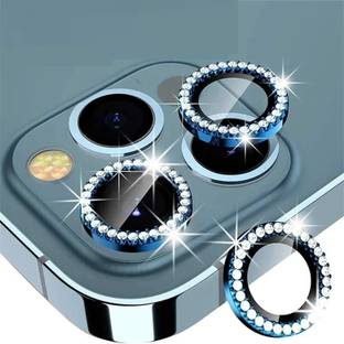 Evett Back Camera Lens Ring Guard Protector for iPhone 12 Pro Max Stones Diamond HD Camera Clarity