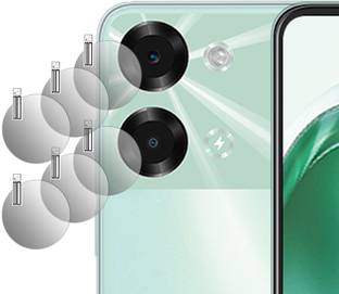 HIRDESH Back Camera Lens Glass Protector for Itel P40 Plus