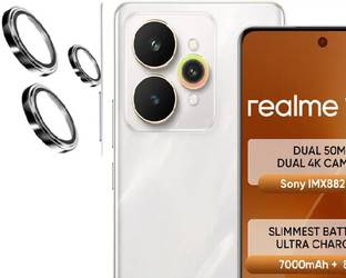 GDBUY Back Camera Lens Glass Protector for RealMe 15 Pro 5G, (Ring)