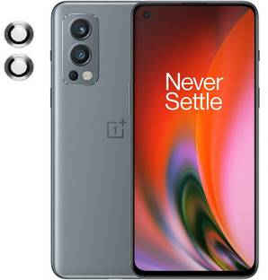 Maxboost Back Camera Lens Glass Protector for Oneplus Nord 2 Full Coverage Metal Camera Lens Ring Protector (Grey)
