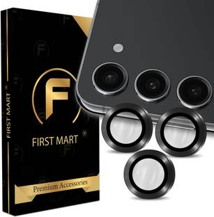 FIRST MART Back Camera Lens Ring Guard Protector for Samsung Galaxy S23 5G, Samsung S23 5G, Black Camera Ring