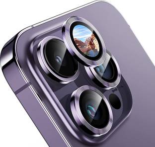 VOSKI Back Camera Lens Ring Guard Protector for iPhone 15 Pro Anti Scratch Camera Lens Protector Metal Ring