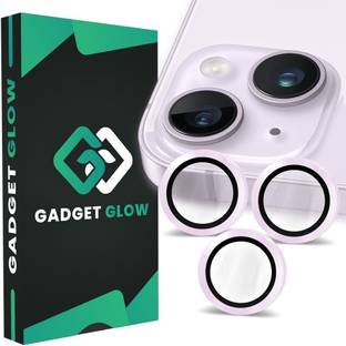 Gadget Glow Back Camera Lens Ring Guard Protector for Apple iPhone 14, Apple iPhone 14 Plus, Purple Camera Ring