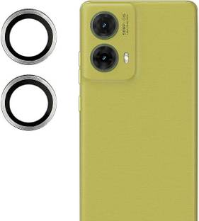 Caseworm Back Camera Lens Ring Guard Protector for Motorola G85-Silver Camera Lens Ring Guard Protector