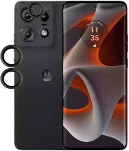 Mobeezy Back Camera Lens Ring Guard Protector for Motorola Edge 50 Pro 5g, Black Camera Ring For MOTO Edge 50 Pro 5g