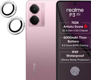 LIKEDESIGN Back Camera Lens Glass Protector, Camera Lens Ring Guard Protector for RealMe P3 5G