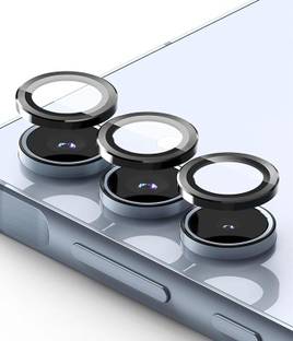 VOSKI Back Camera Lens Ring Guard Protector for Samsung a55 Protector 9H Hardness, Full Coverage Metal