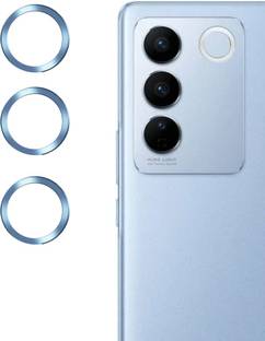 VOSKI Back Camera Lens Ring Guard Protector for Vivo V27 Pro Camera Lens Protector Aluminum Alloy Anti Scratch Full Fit Ring