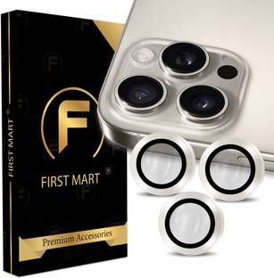 FIRST MART Back Camera Lens Ring Guard Protector for Apple iPhone 16 Pro Max, iPhone 16 Pro Max, Grey Camera Ring