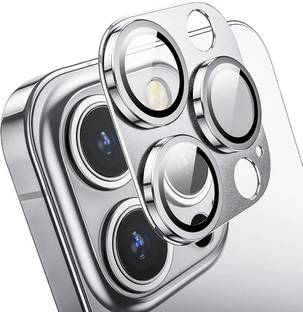 CASENED Back Camera Lens Glass Protector for iPhone 14 Pro/ iPhone 14 Pro Max 9H Aviation Aluminum Metal Alloy camera