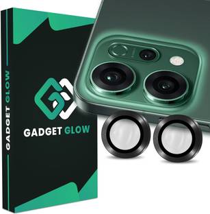 Gadget Glow Back Camera Lens Ring Guard Protector for Oppo Reno 14 5G, Reno 14 5G, Black Camera Rings