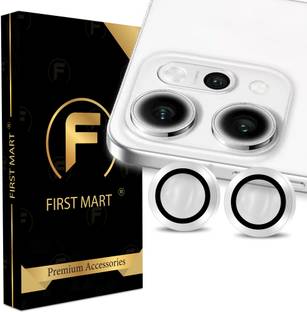 FIRST MART Back Camera Lens Ring Guard Protector for Oppo Reno 14 Pro 5G, Reno 14 Pro 5G, White Camera Rings