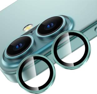 Lensarmor Back Camera Lens Ring Guard Protector for iPhone 16, iPhone 16 plus