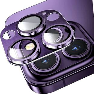 Tech Konnect Back Camera Lens Ring Guard Protector for Metal Alloy Camera Ring For iPhone 14 Pro/ 14 Pro Max Purple