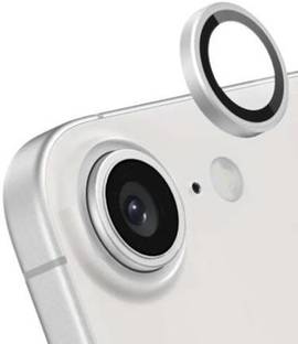A3sprime Back Camera Lens Ring Guard Protector for Apple iPhone 16e, Color - Silver