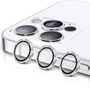 VOSKI Back Camera Lens Ring Guard Protector for iPhone 15 Pro Anti Scratch Camera Lens Protector Metal Ring