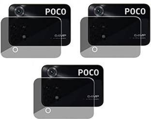 HIRDESH Back Camera Lens Glass Protector for POCO M4 PRO