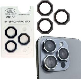 Bulkwala Edge To Edge Tempered Glass for Full camera Protector Glass,Desert Titanium, iPhone 16 pro