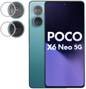 ISAAK Back Camera Lens Glass Protector for Poco X6 Neo 5G