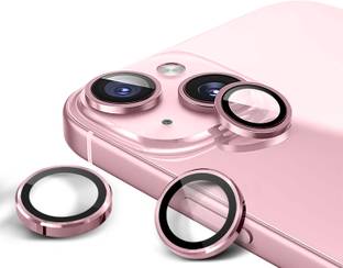 DUCE by GRIPP Back Camera Lens Ring Guard Protector for Apple iPhone 15 | iPhone 15 Plus (Light Pink)