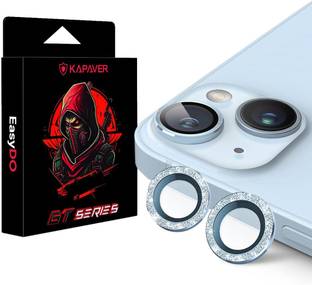 Kapaver Back Camera Lens Glass Protector for Apple iPhone 15, Apple iPhone 15 Plus