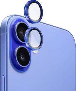 GRIPP Back Camera Lens Ring Guard Protector for Apple iPhone 16 | iPhone 16 Plus (Blue)