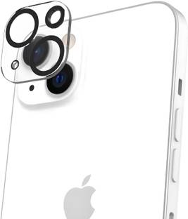 ITians Back Camera Lens Glass Protector for iPhone 15 Plus,Ultra High Definition, Night Shooting Mode,Black Circle
