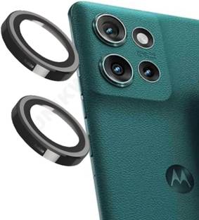 Getpay Back Camera Lens Ring Guard Protector for Moto Edge 50 Fussion –Easy Install-black