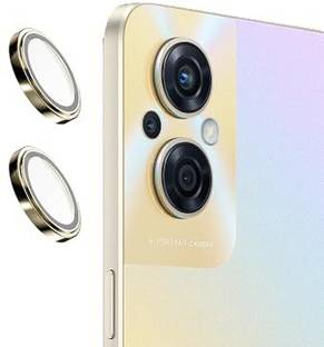 Caseworm Back Camera Lens Ring Guard Protector for Oppo F21 Pro (5G)-Gold