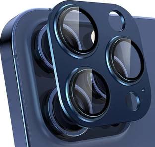 Casual Need Back Camera Lens Glass Protector for iPhone 15 Pro / iPhone 15 Pro Max Metal Individual Lens Blue