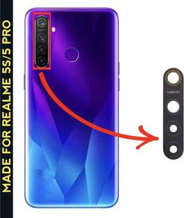 CELLO TECH Back Camera Lens Glass Protector for REALME 5S, REALME 5 PRO
