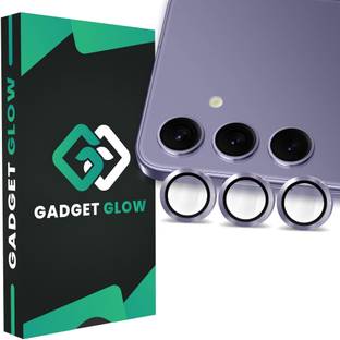 Gadget Glow Back Camera Lens Ring Guard Protector for Samsung Galaxy S24 5G, Samsung S24 5G, S24, Purple Camera Rings