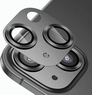 Mobilive Back Camera Lens Ring Guard Protector for iPhone 13 Edge to Edge Metal Protection, HD Clear, 9H Hardness