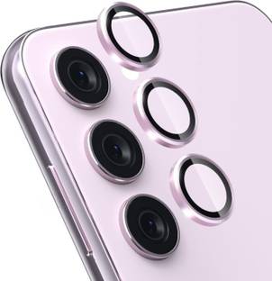 ankSONline Back Camera Lens Ring Guard Protector for Samsung Galaxy S24, S23, S23 Plus, S23 FE, 9H Tempered Glass Camera Cover Metal
