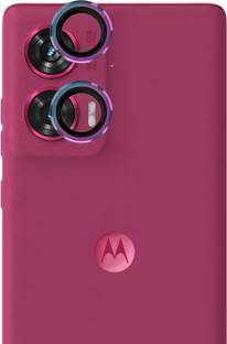 SCRENZO Back Camera Lens Ring Guard Protector for Moto Edge 50 Fusion, Rainbow Camera Protector For Moto Edge 50 Fusion