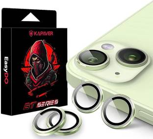 Kapaver Back Camera Lens Glass Protector for iPhone 15, iPhone 15 Plus