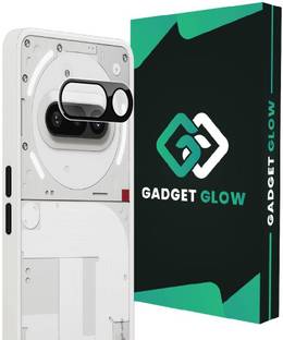 Gadget Glow Back Camera Lens Glass Protector for Nothing Phone 3A 5G, Phone 3A, Nothing 3A 5G, Black Camera Lens