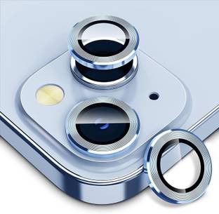 Pratibha Back Camera Lens Glass Protector, Camera Lens Ring Guard Protector for 14 Plus, Seira Blue